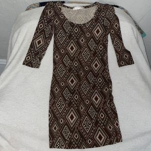 Bodycon pattern dress